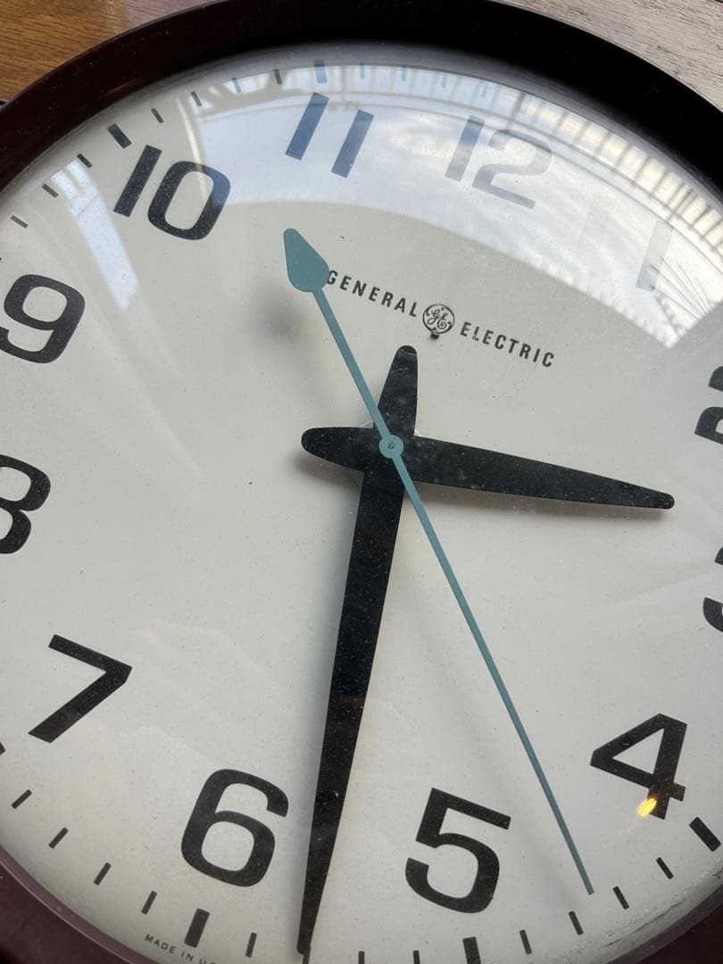 GE 壁掛けスクールクロック　ゼネラルエレクトロニック