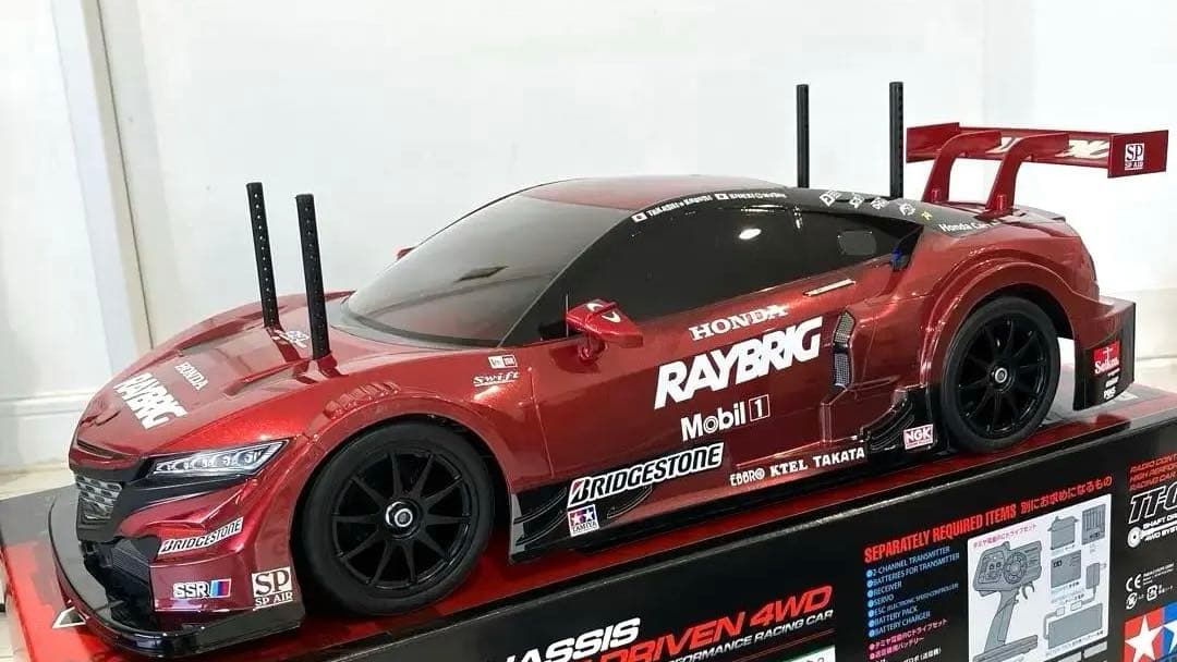 未走行品　タミヤ RAYBRIG NSX レイブリック　ラジコン　tt02