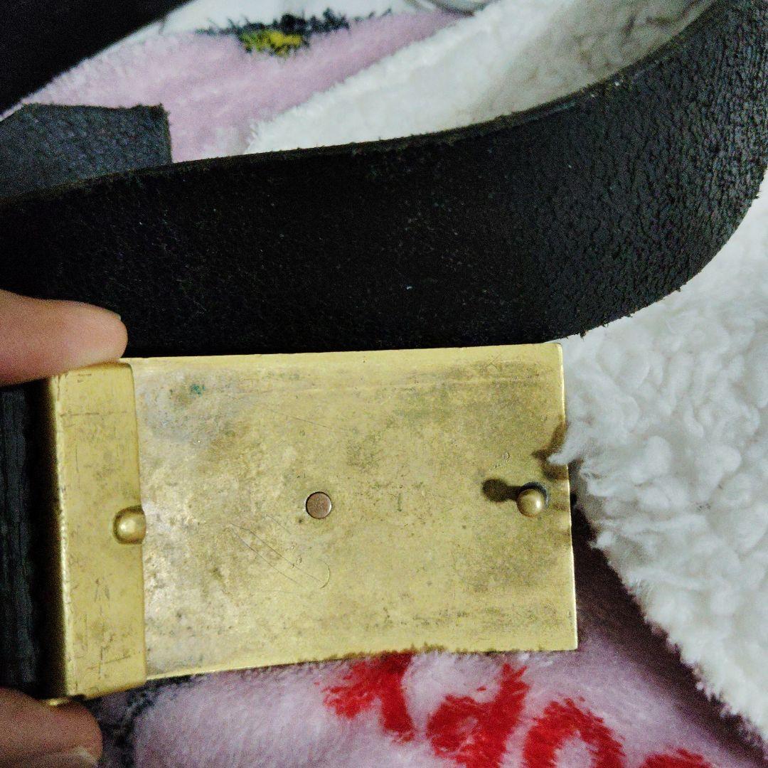 CREAM SODA スカルバックル レザーベルト