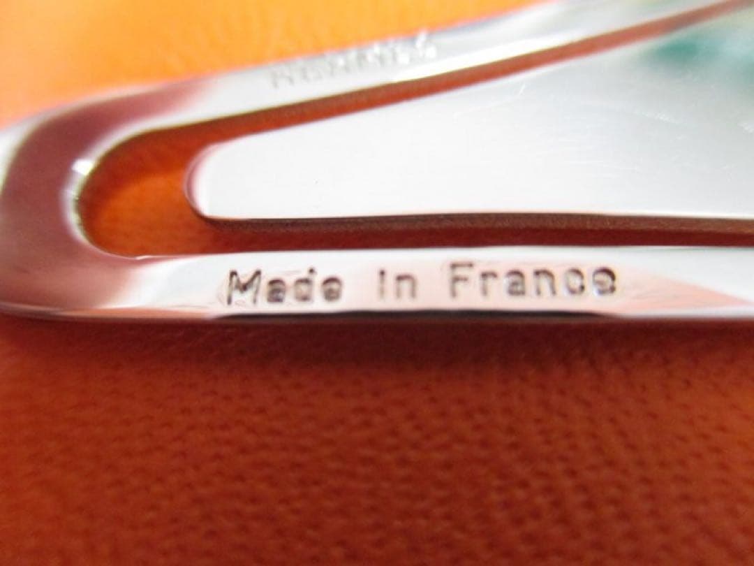 新品 未使用品 エルメス マネークリップ ルーペ付きブックマーカー しおり