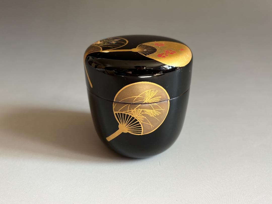 薄茶器　築城築良　団扇　中棗　茶道具