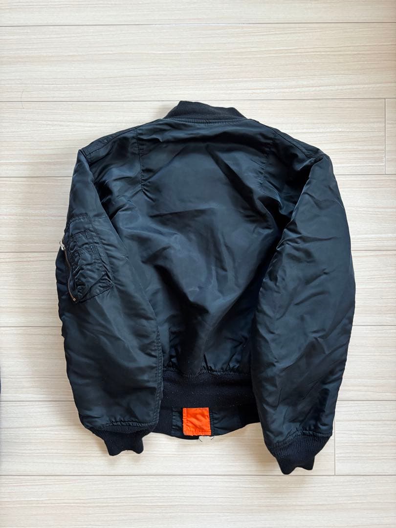 USA製 80s アルファインダストリーズ MA-1 M ブラック 黒