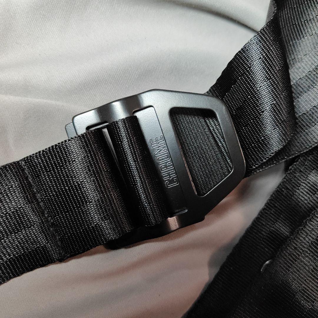 新品NEWSPAPER MESSENGER SM　黒スエード　CHROME