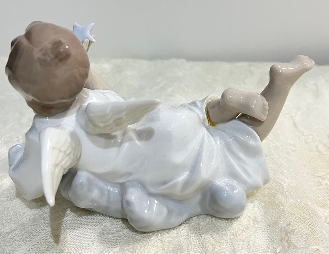 【訳あり】リヤドロ LLADRO フィギュリン 2体セット（花欠け・手破損あり）