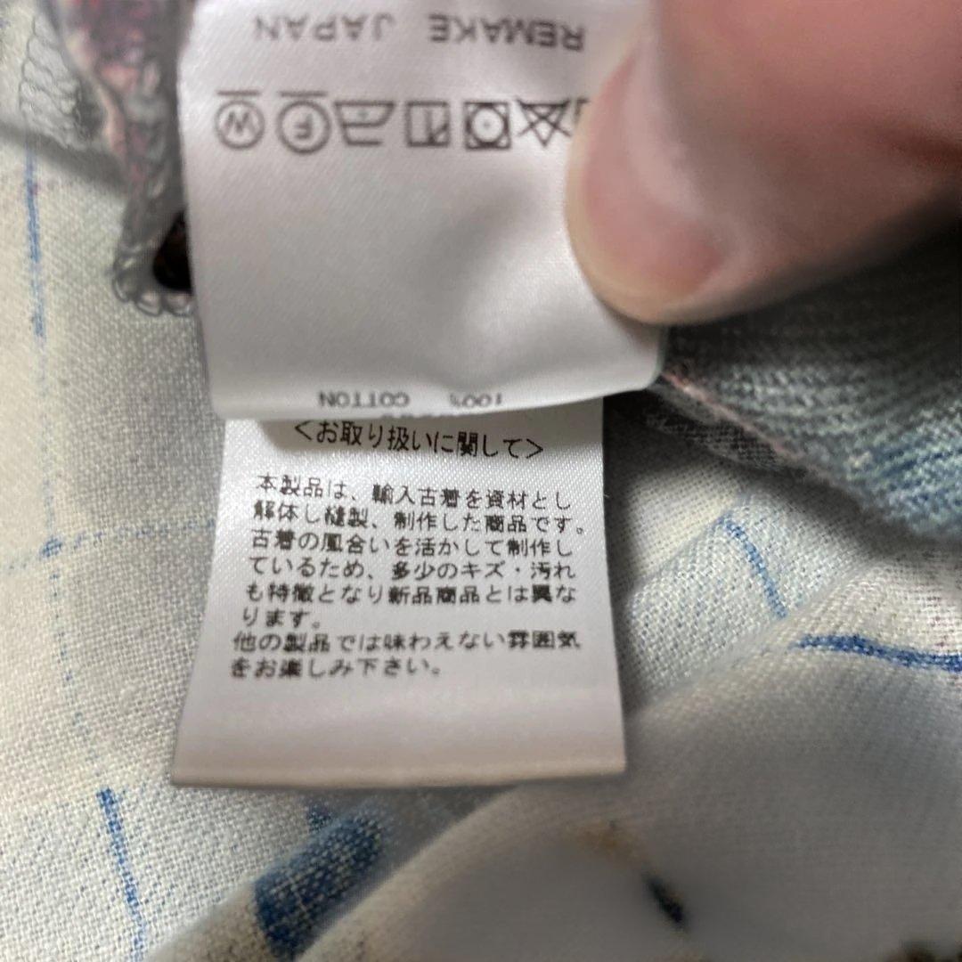 Rebuild by Needles プリントネルシャツ　プリネル