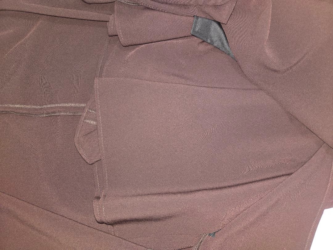 anuans アシンメトリーレイヤードスカート　バーガンディ