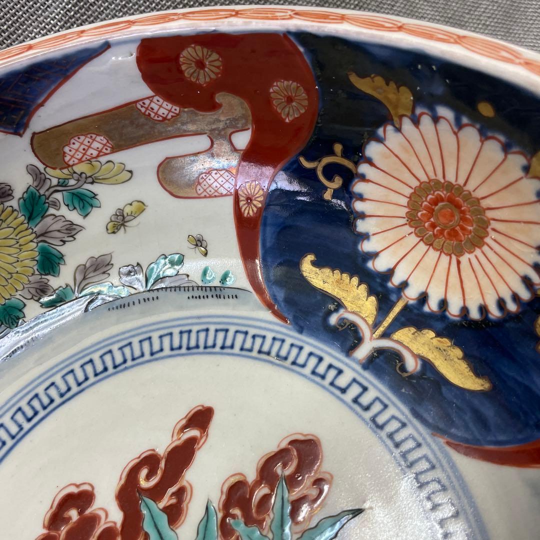 古伊万里　八寸鉢　大皿　深鉢　昭和初期か大正か明治かそれ以前　たいへん古い