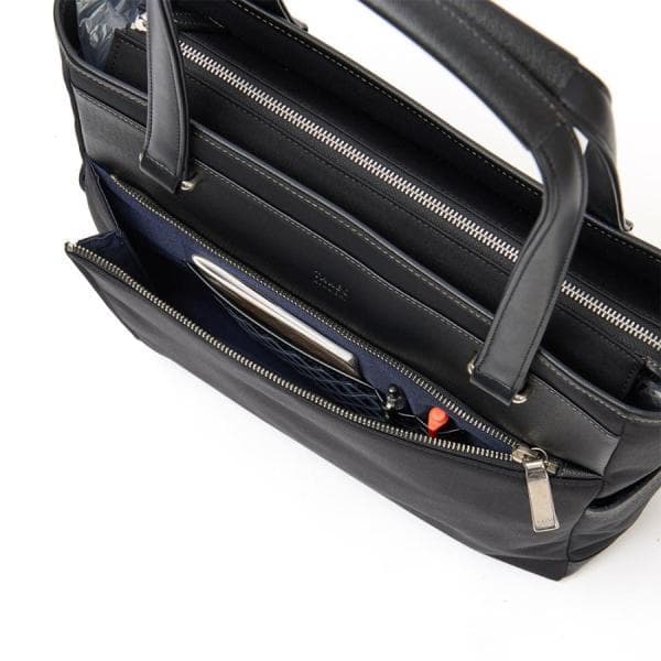 タケオキクチ 定価3,1万 トートバッグ ビジネスバッグ 肩掛けＯＫ ネイビー