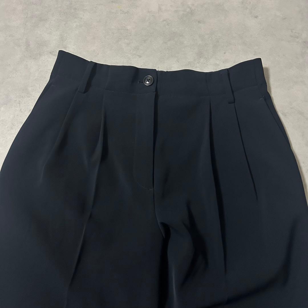 美品✨PLST スーツ セットアップ ノーカラー パンツ 1B 洗える XL