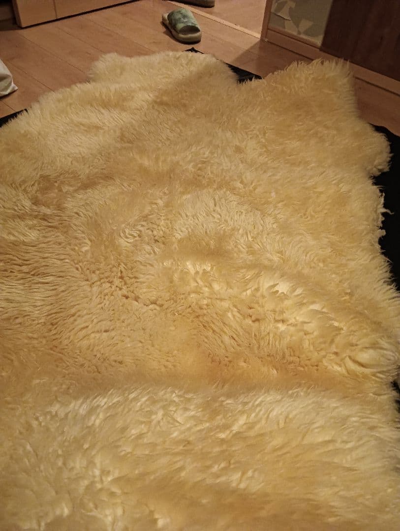 羊本革オーストラリアラグ ３枚セット