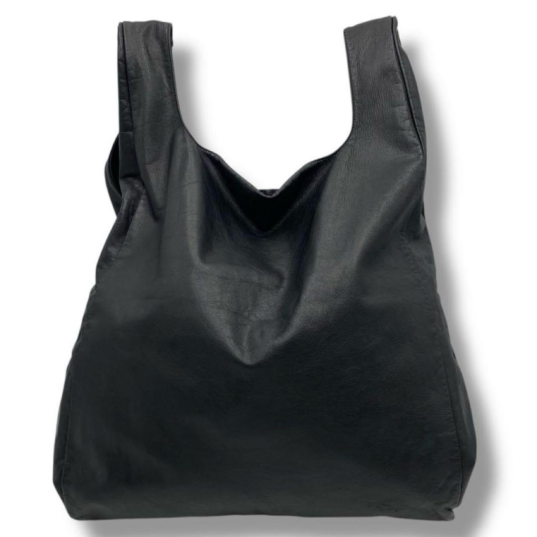 美品 マルジェラ ショッパーレザー バッグ レザー archive レディース