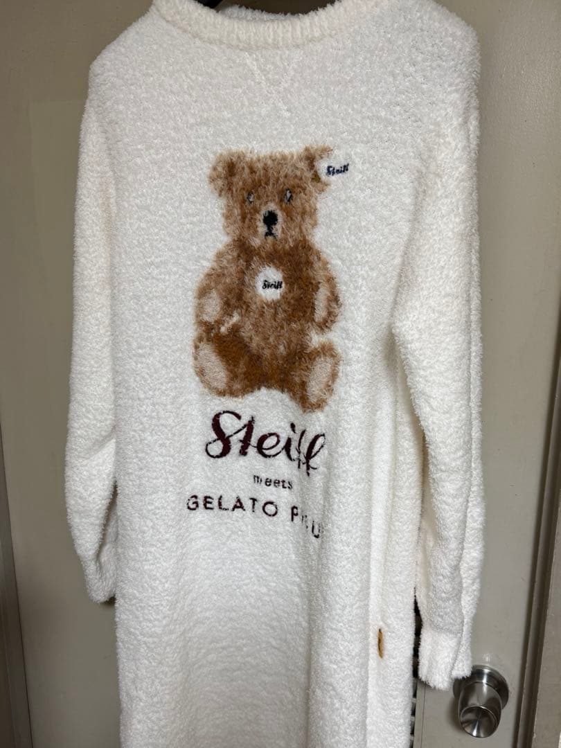 新品ジェラートピケ　steif シュタイフ　パウダージャガードワンピース