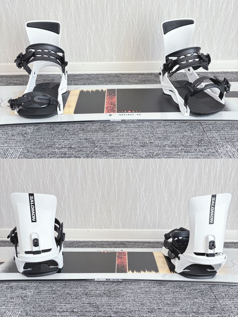 17ほぼ未使用❗️超豪華❗️サロモン メンズスノーボードセット★152cm+ビン付