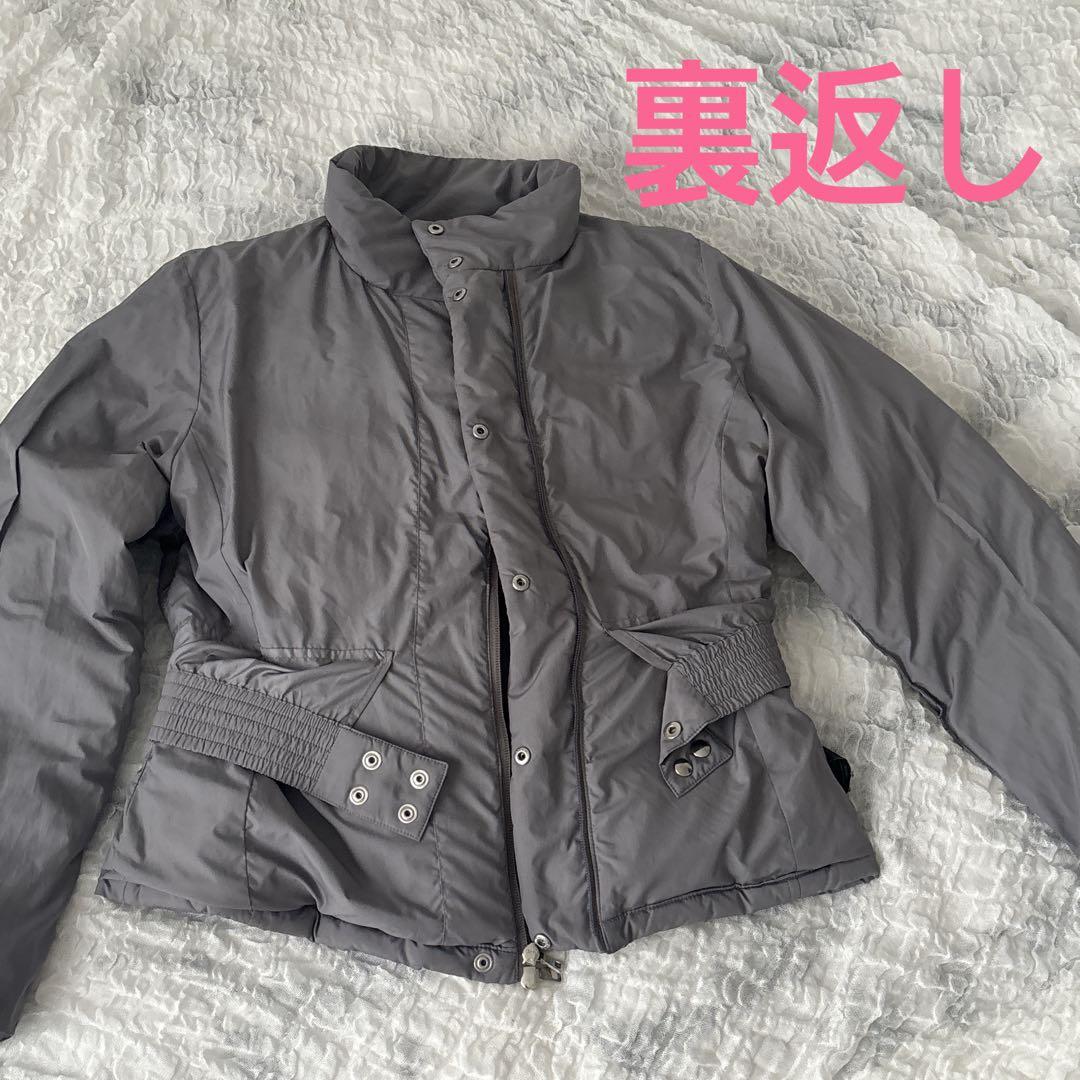 【正規品】PRADA プラダ ダウンジャケット 40 Mグレー ダウンコート