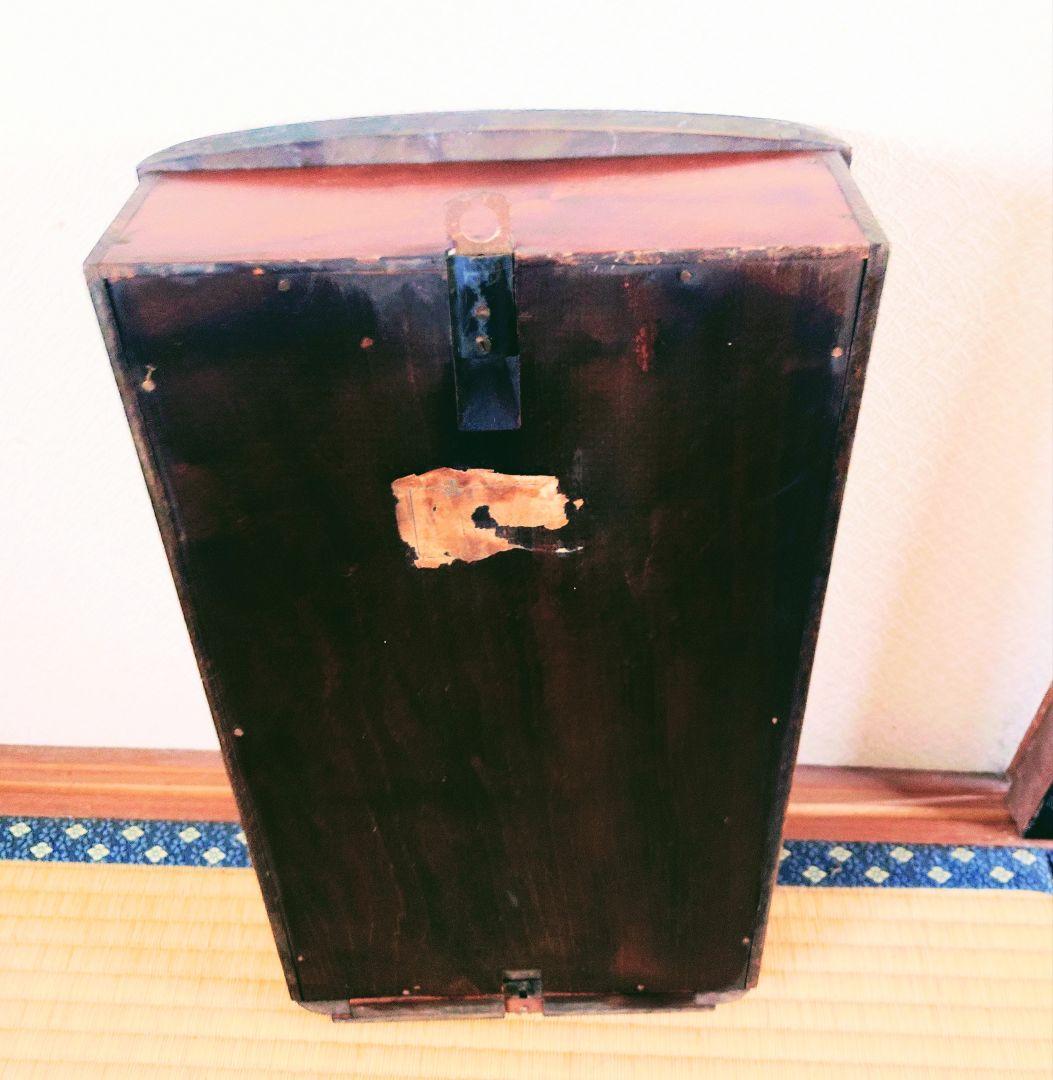 〈完動・美品〉愛知時計　箱型ゼンマイ振り子時計　古時計ボンボン時計