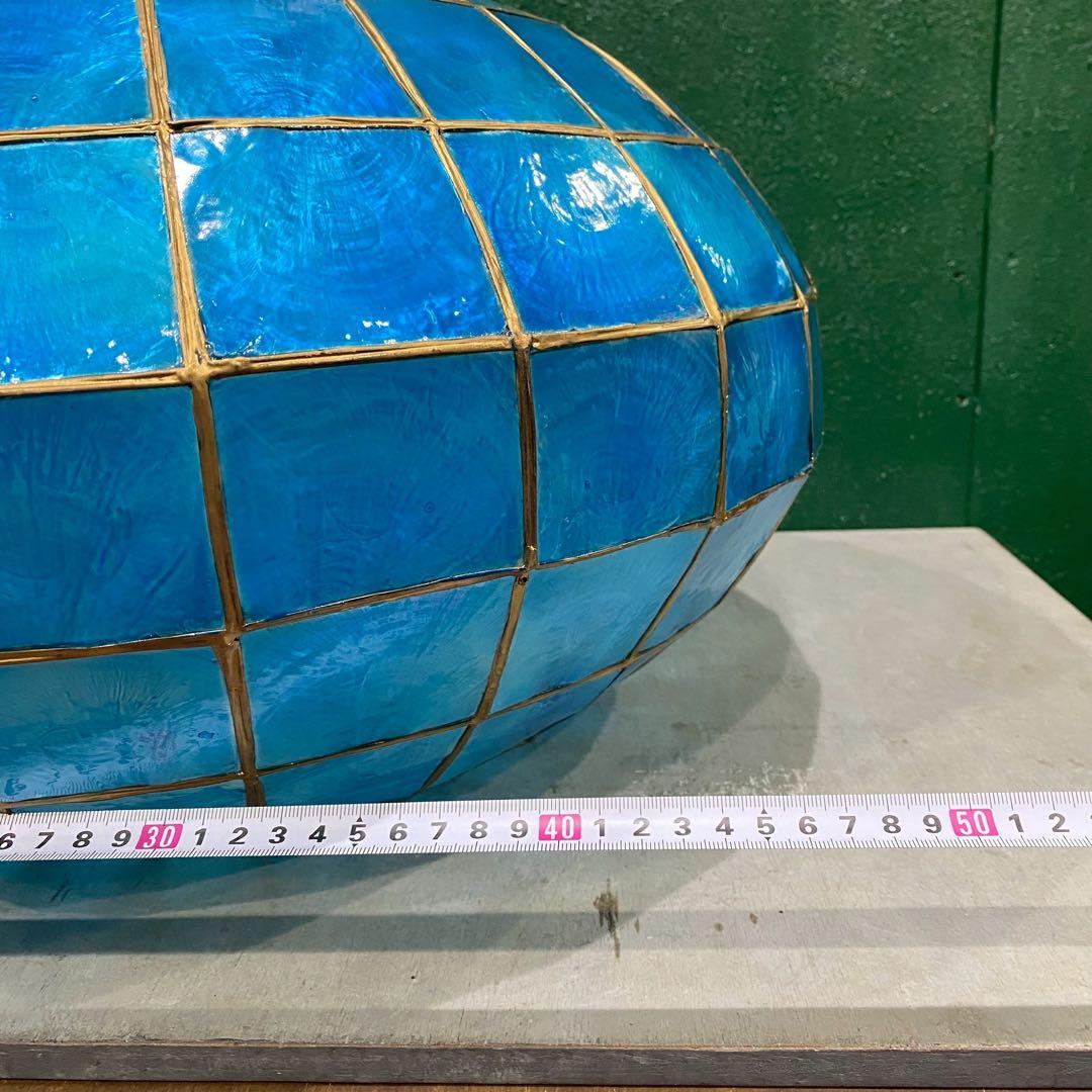 カピスシェル ペンダントライト アジアン モロカン ブルー インテリア照明