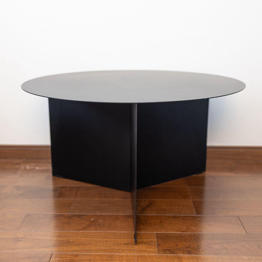 HAY スリットテーブル XL（ブラック）Ø65cm