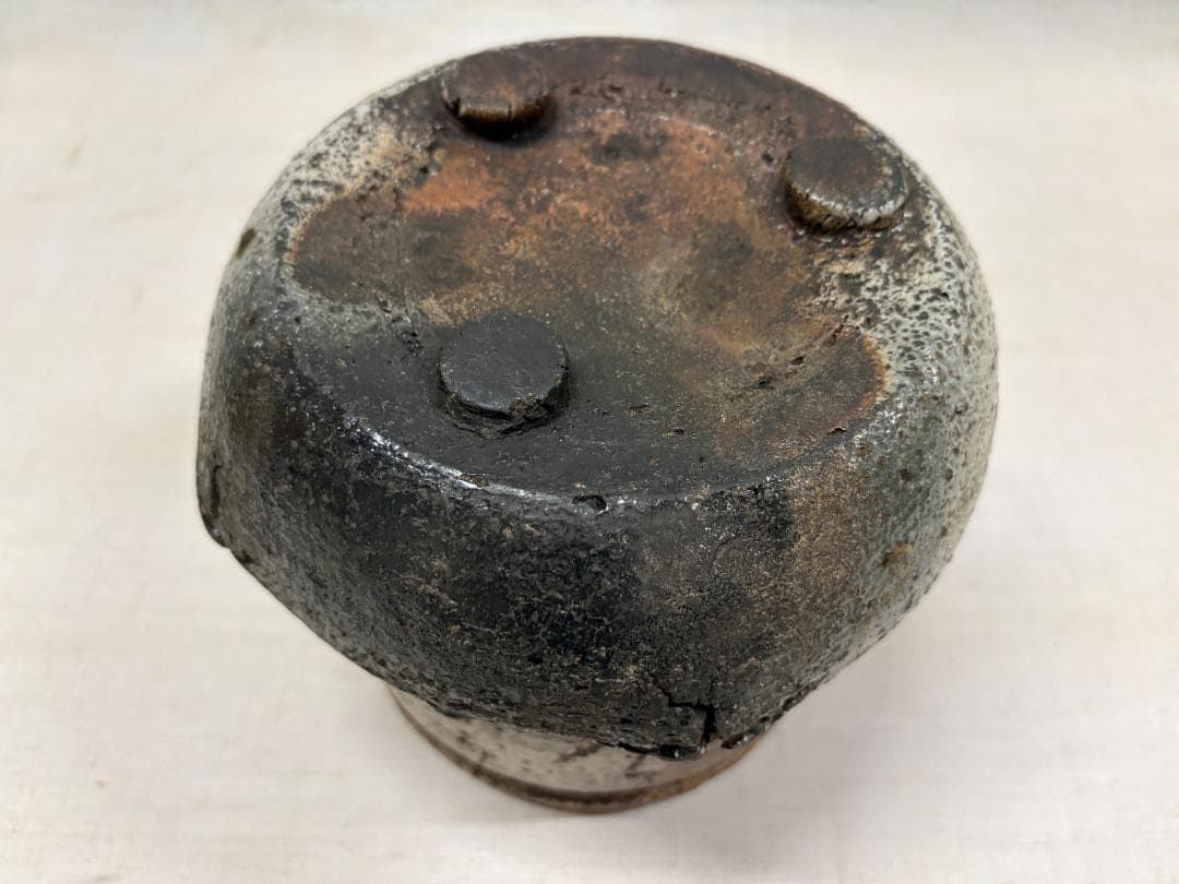 茶道具　水差　破れ袋　時代不詳　詳細不明　箱あり（真贋不明）　現状品