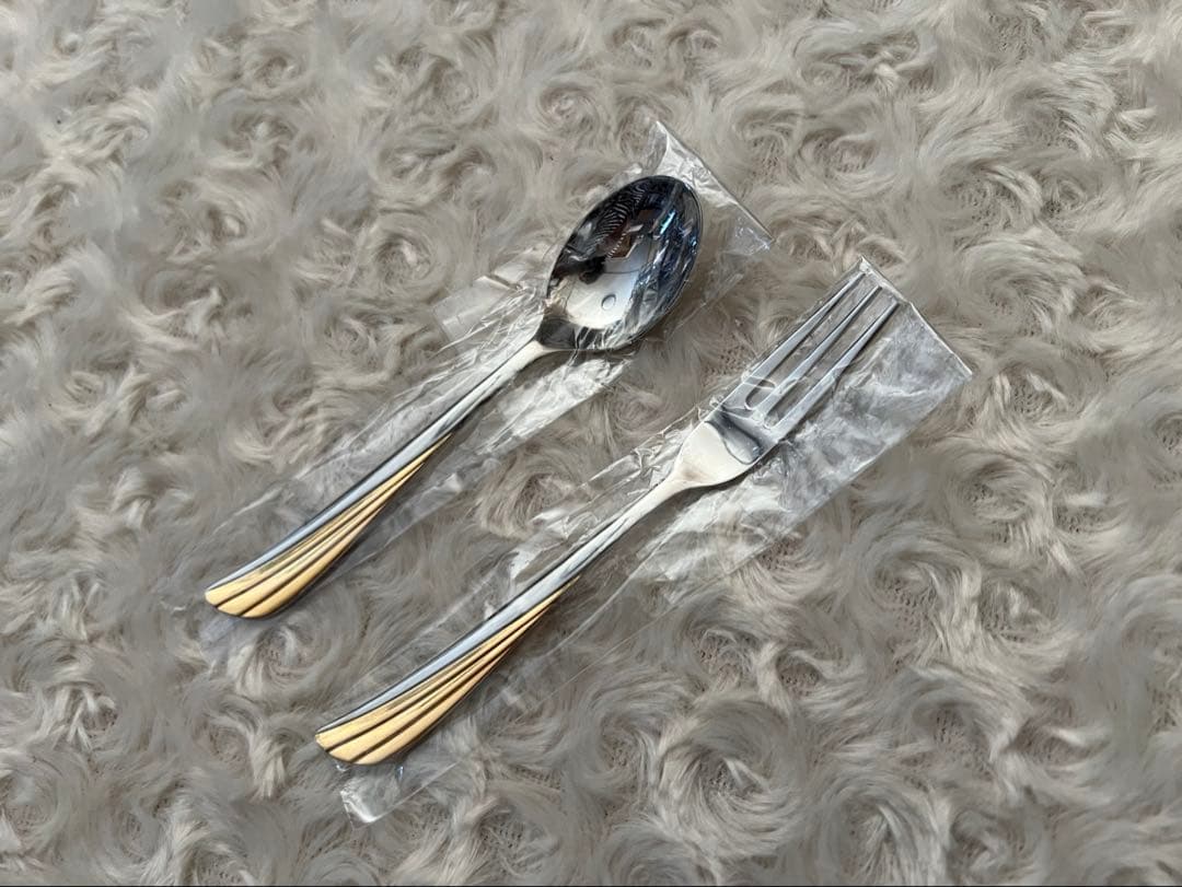 ノリタケ　カトラリーセット　ゴールドウイング　スプーン＆フォークセット　15本※