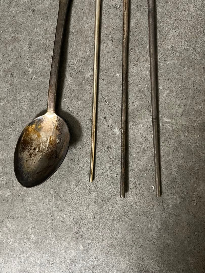 韓国製　銀製　カトラリー　ジャンク