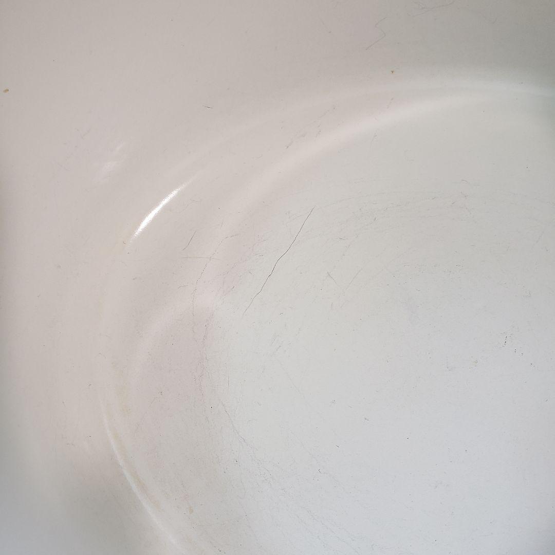 GW出品☆ル・クルーゼ　オーバル両手鍋　25㎝　 ホワイト