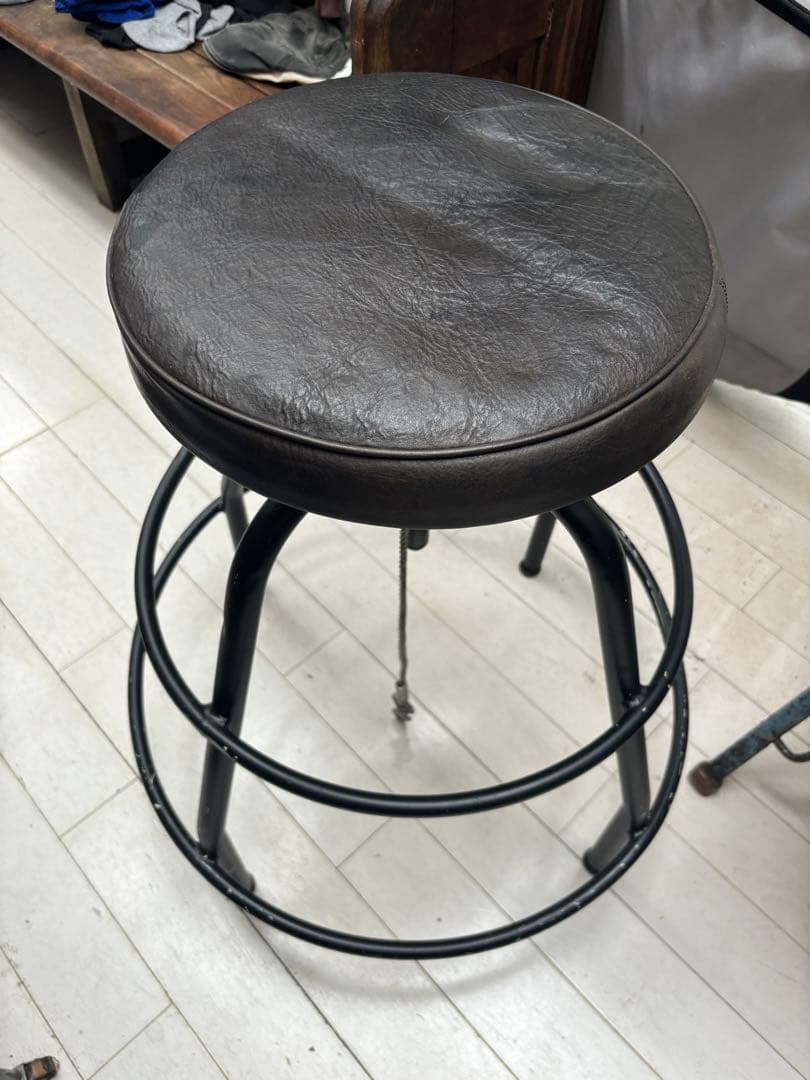 US.NAVY 潜水艦・スツール・アルミ製・米軍払下げ