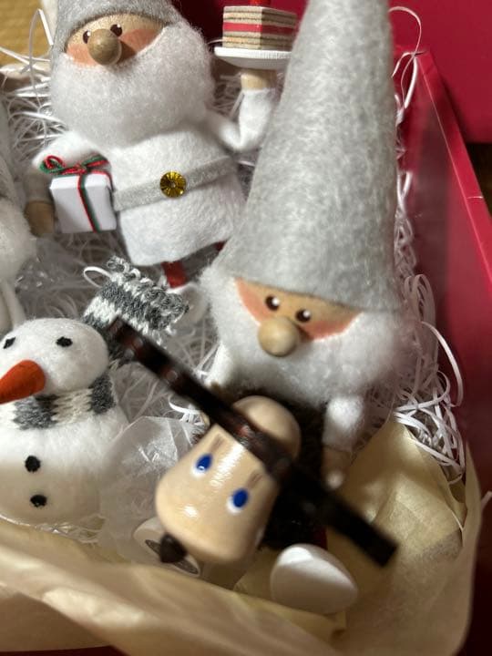 てのりサンタ（シルクハット）サイレントナイト2点セット