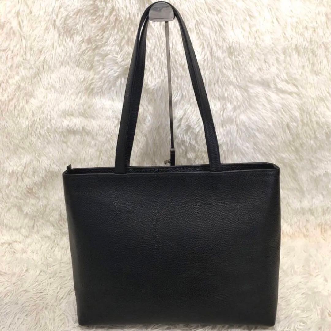 新品同様✨ハッシュタグ レザー　トートバッグ ブラック