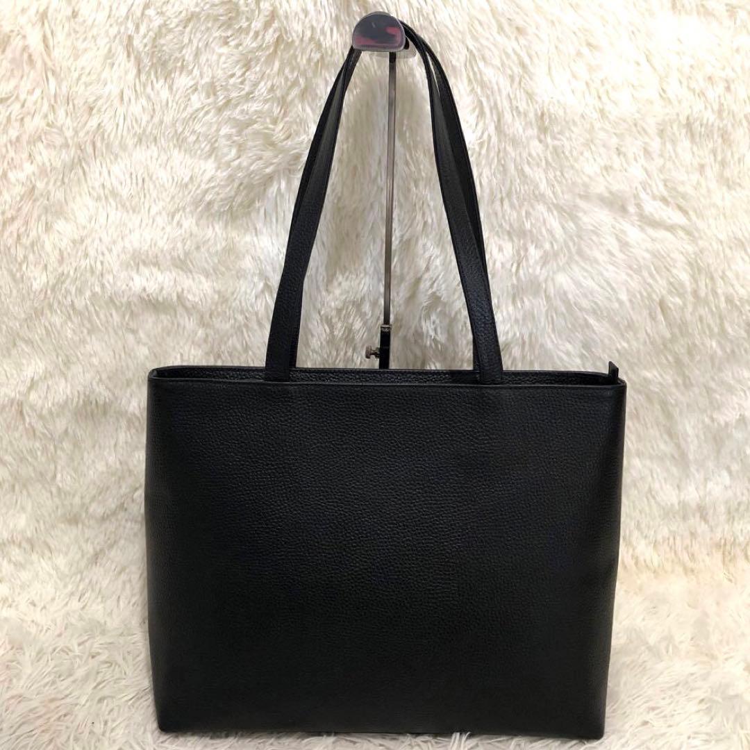 新品同様✨ハッシュタグ レザー　トートバッグ ブラック