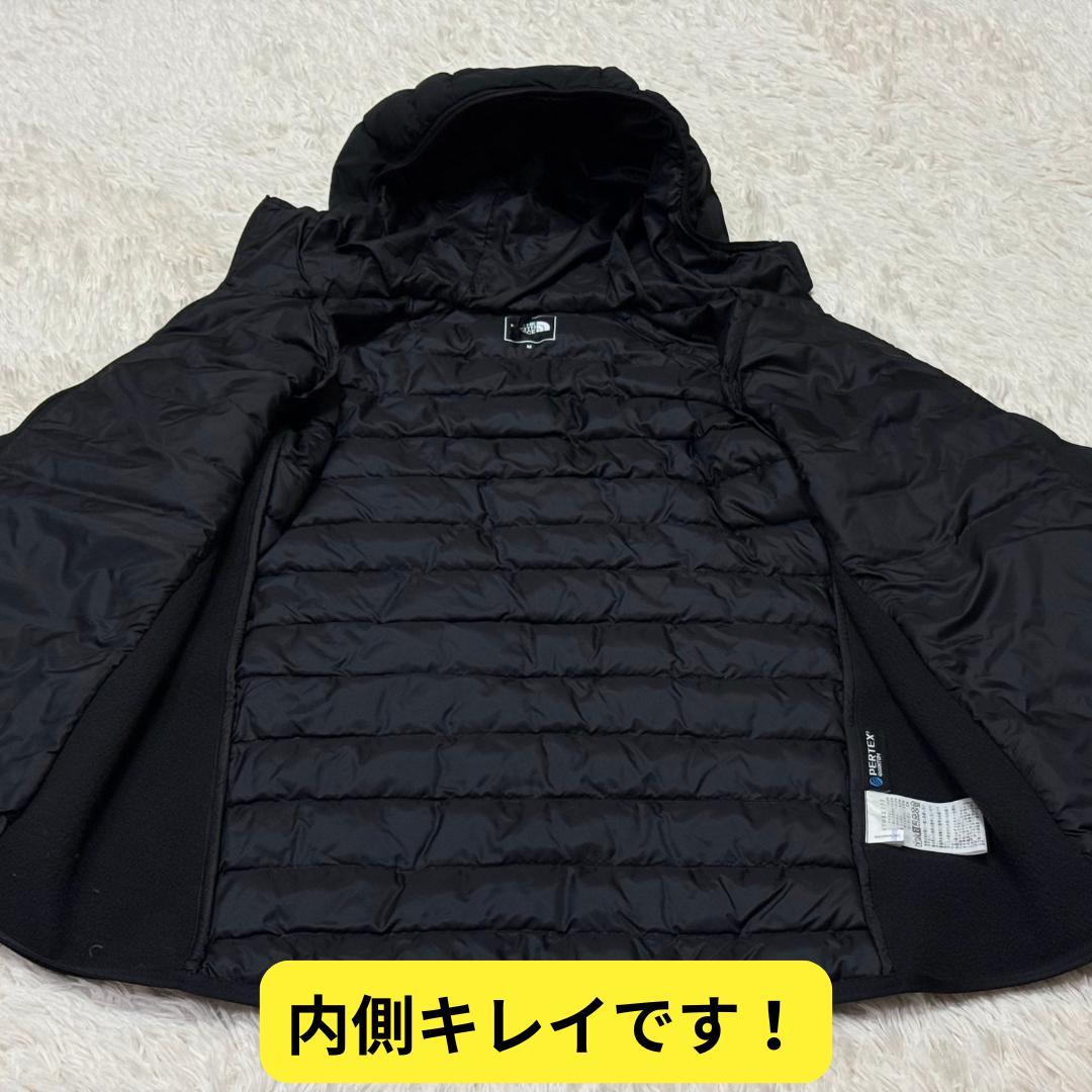 ⭐ほぼ新品　ノースフェイス レッドランフーディ 黒　女性 M　撥水 防寒 保温