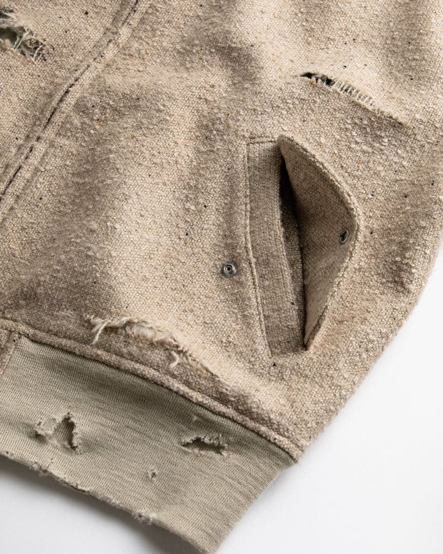 ジャケット・アウター 24AW anachronorm DAMAGED TWEED DRIZZLER