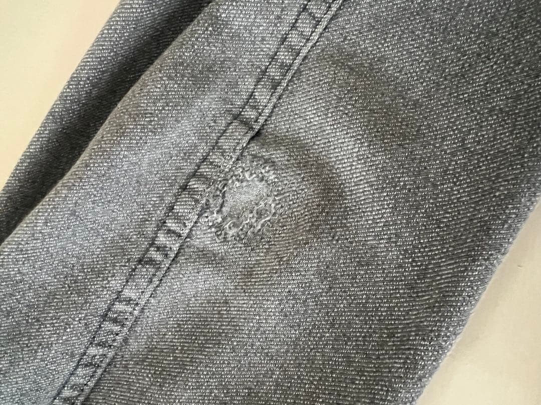 アトリエコート　1950代ヴィンテージ　ブラックシャンブレー　ショップコート