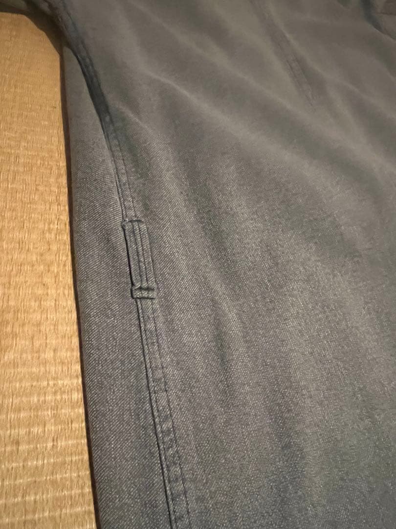 アトリエコート　1950代ヴィンテージ　ブラックシャンブレー　ショップコート