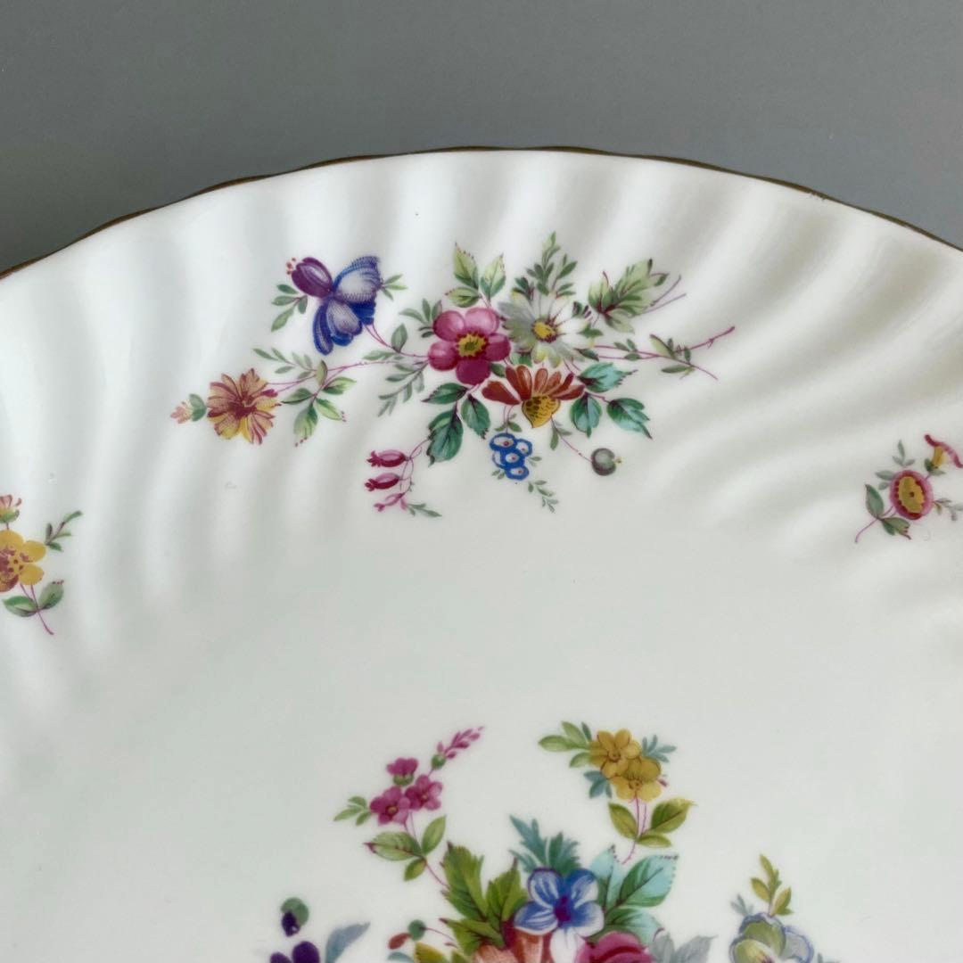 英国製ヴィンテージ　ミントン　マーロウ　取手付プレート　MINTON　【未使用】