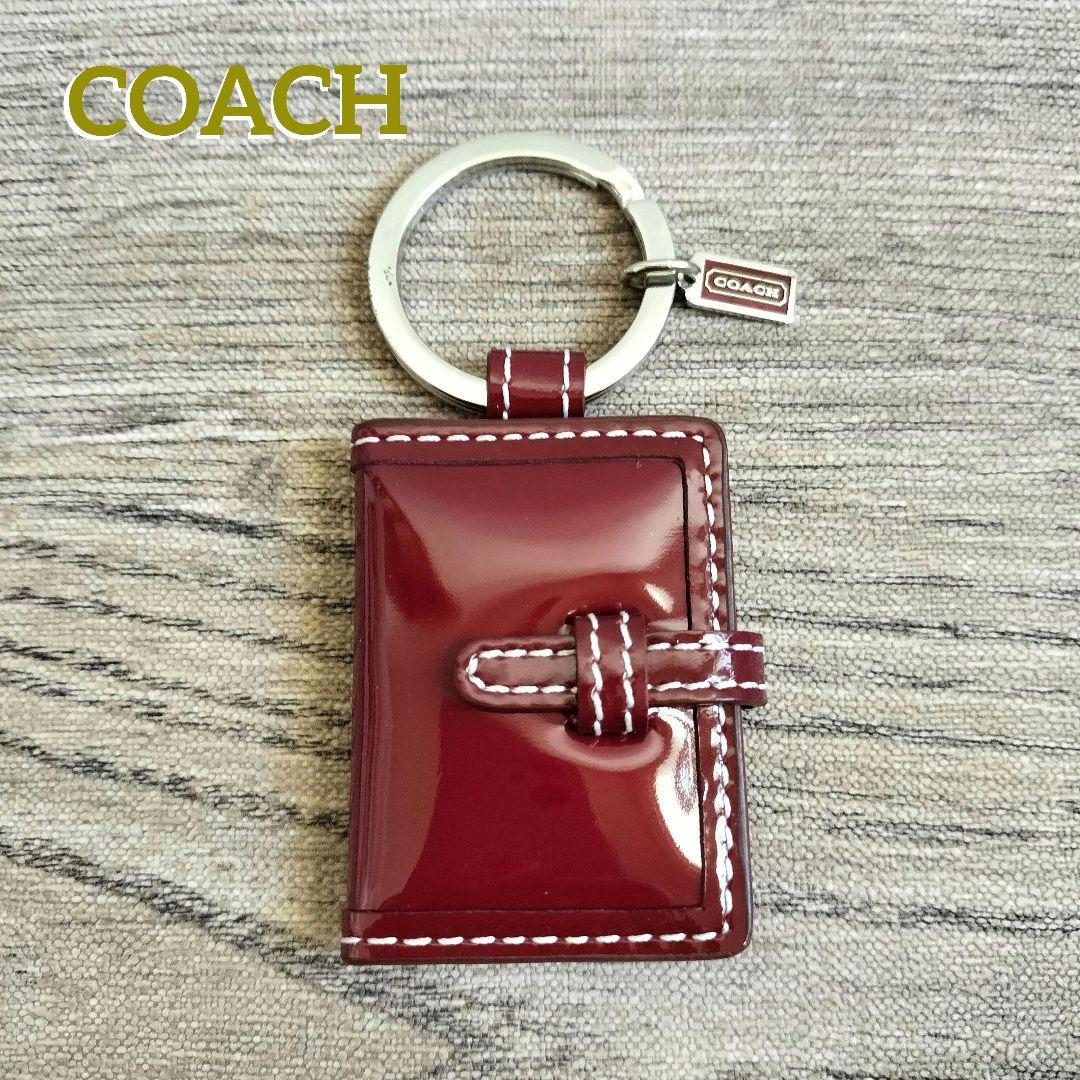 COACH コーチ キーホルダー キーリング フォトフレーム 手帳型