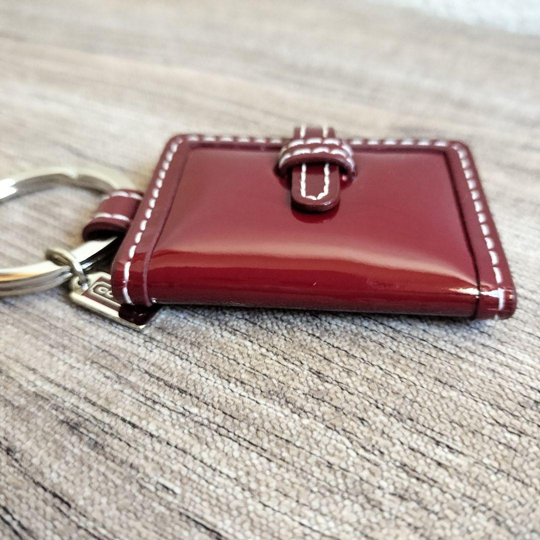 COACH コーチ キーホルダー キーリング フォトフレーム 手帳型