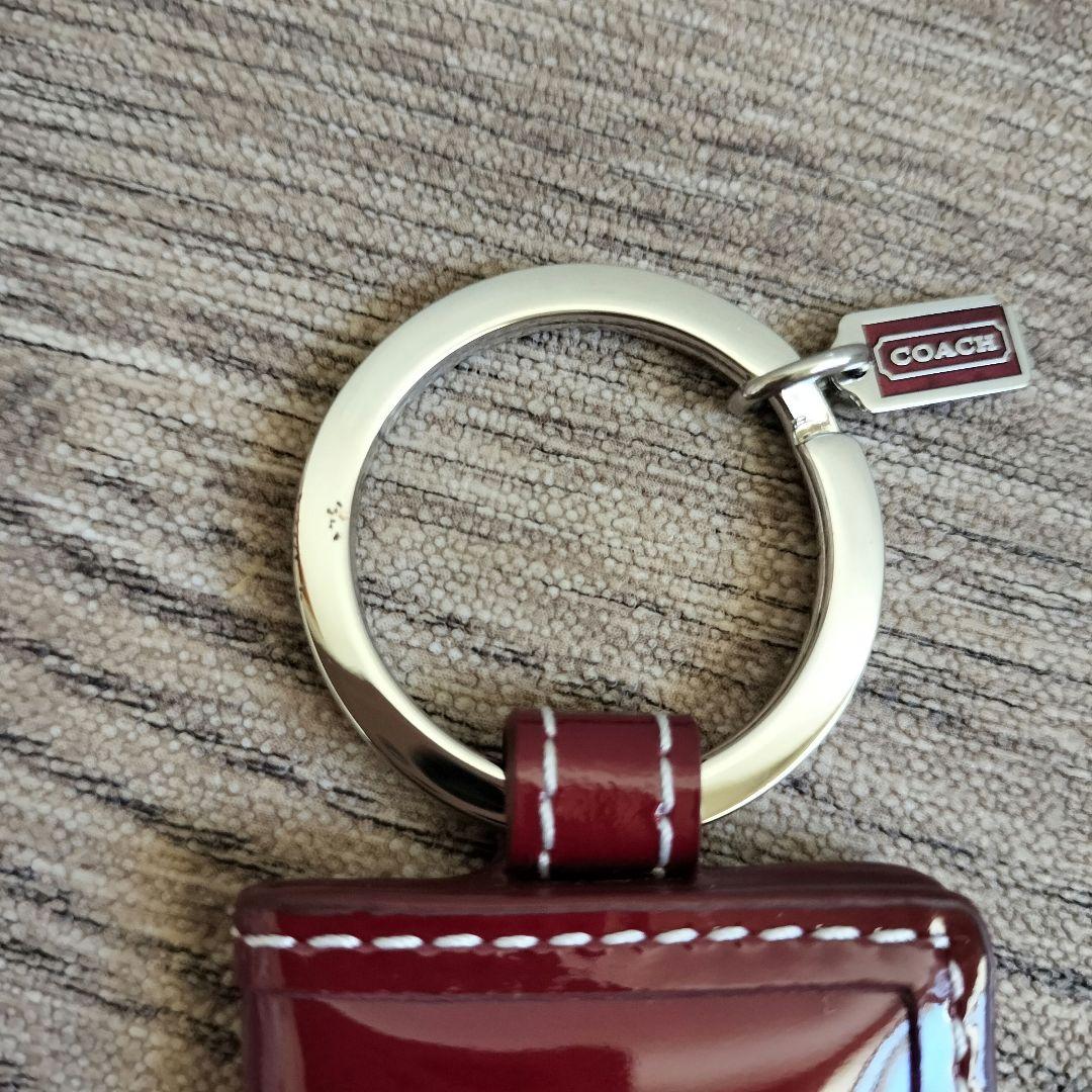 COACH コーチ キーホルダー キーリング フォトフレーム 手帳型