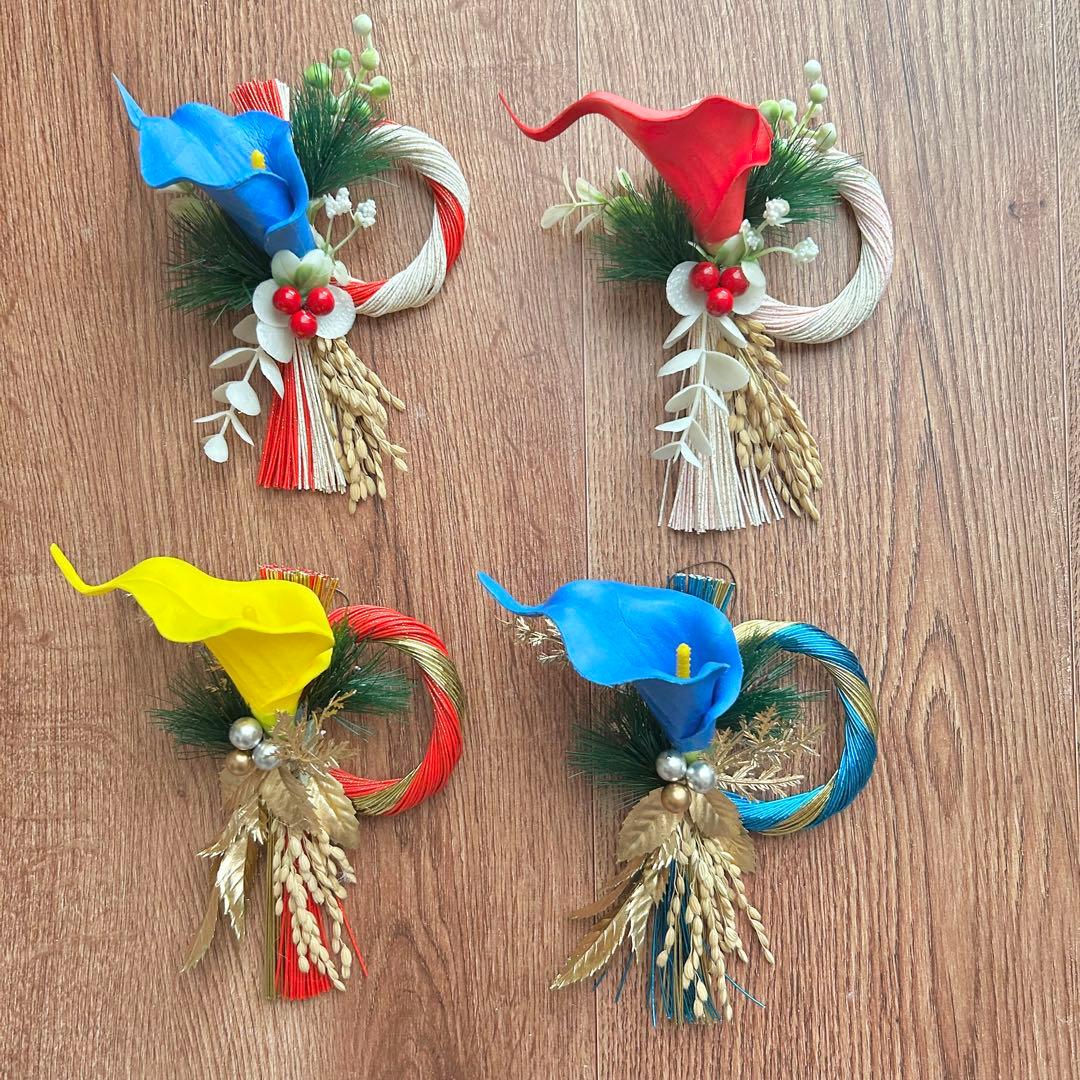 オメガ　オーダーページ 2025しめ縄　水引ミニお飾り　仏花