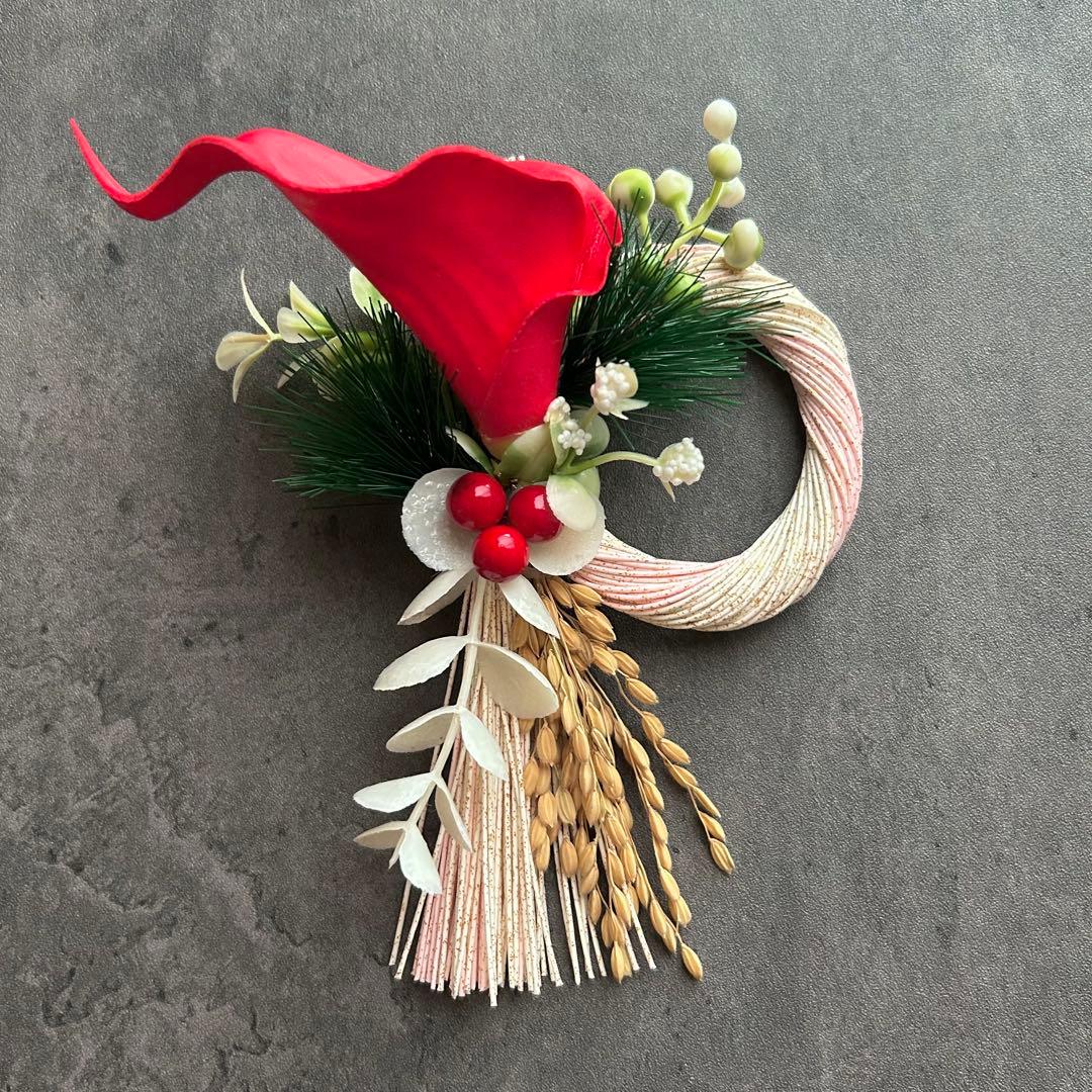 オメガ　オーダーページ 2025しめ縄　水引ミニお飾り　仏花