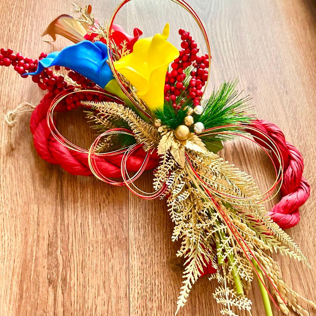 オメガ　オーダーページ 2025しめ縄　水引ミニお飾り　仏花