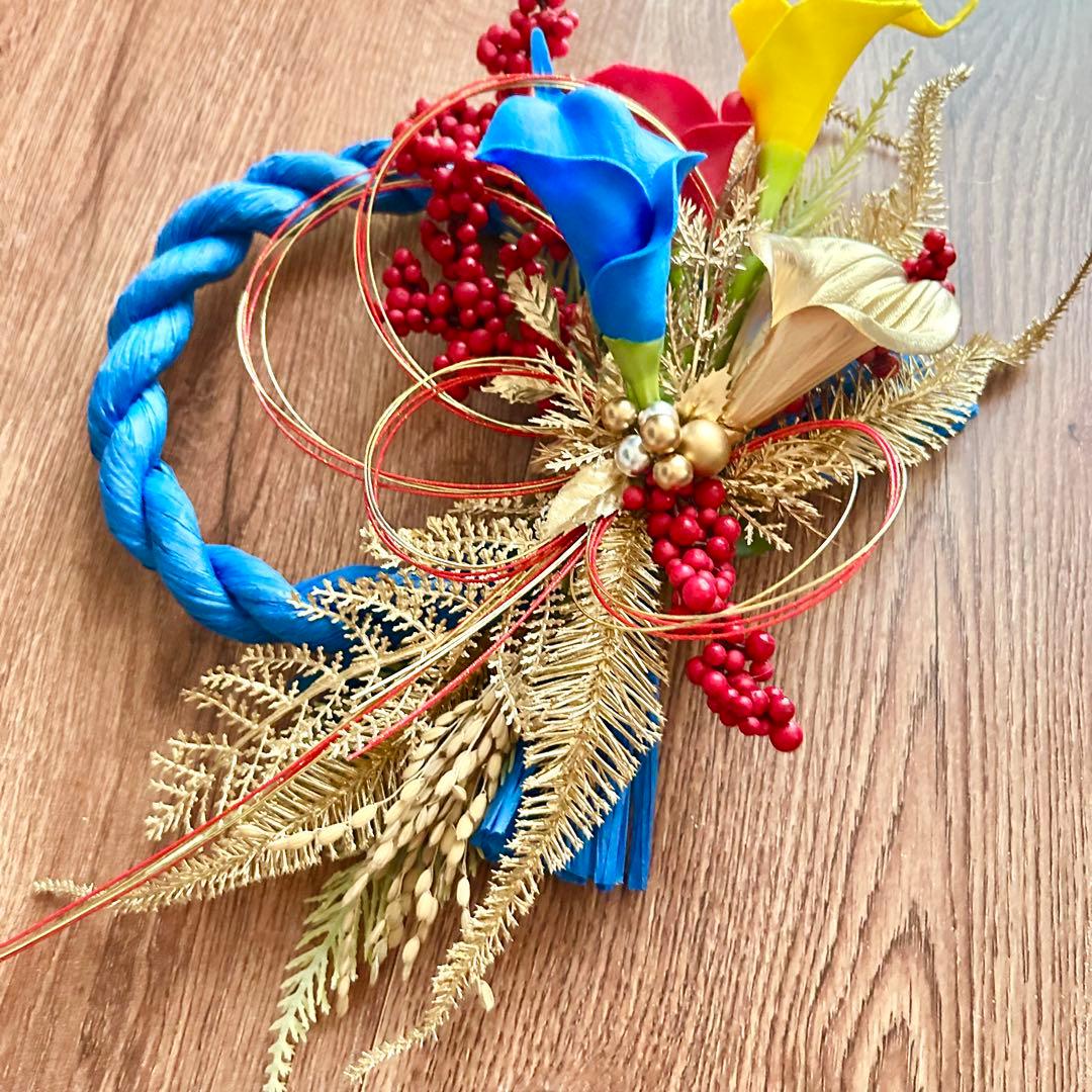 オメガ　オーダーページ 2025しめ縄　水引ミニお飾り　仏花