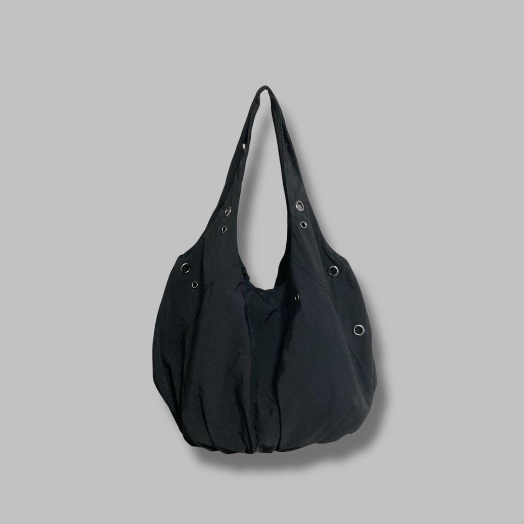 バッグ @zn EYELETS NYLON BAG (BLACK) 3085B