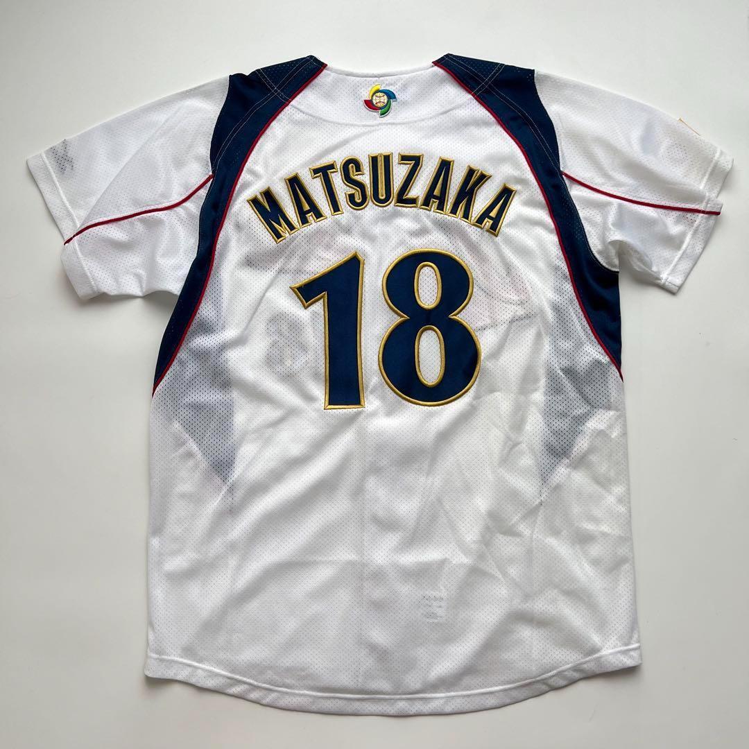 2009 WBC 松坂大輔 #18 ユニフォーム ホワイト ミズノA610