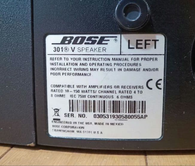BOSE 301V スピーカー ボーズ 301V