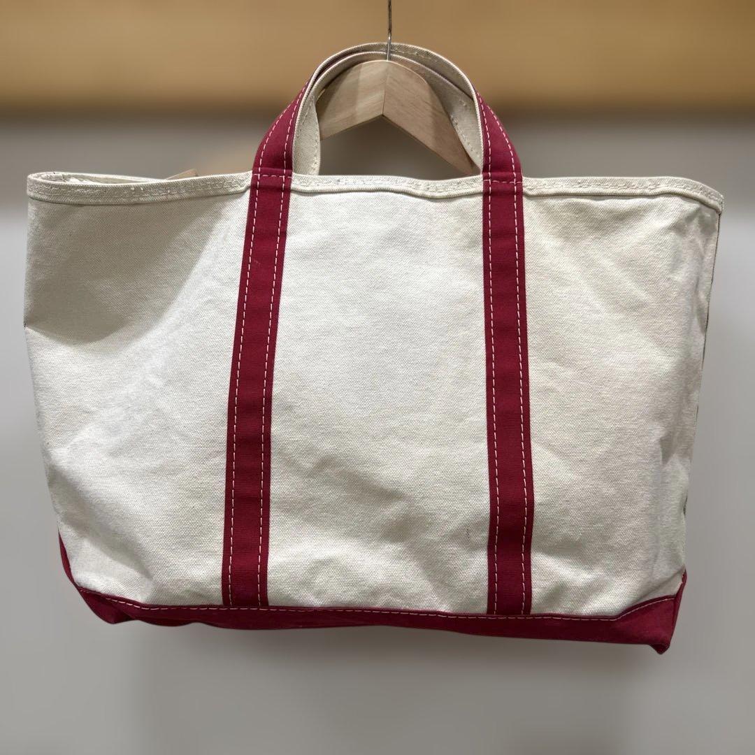 L.L.Beanエルエルビーン 80's 2色タグ トートバック レッド