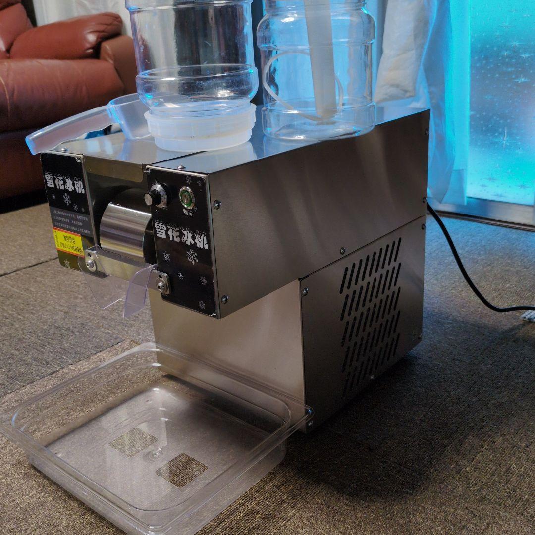 かき氷機　ステンレス