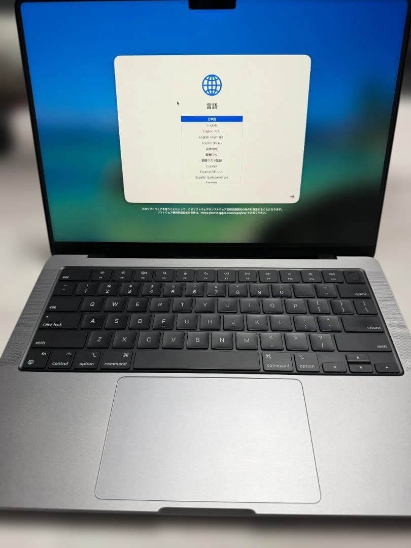 MacBook Pro 14-inch/M2/2023/16GB/USキー