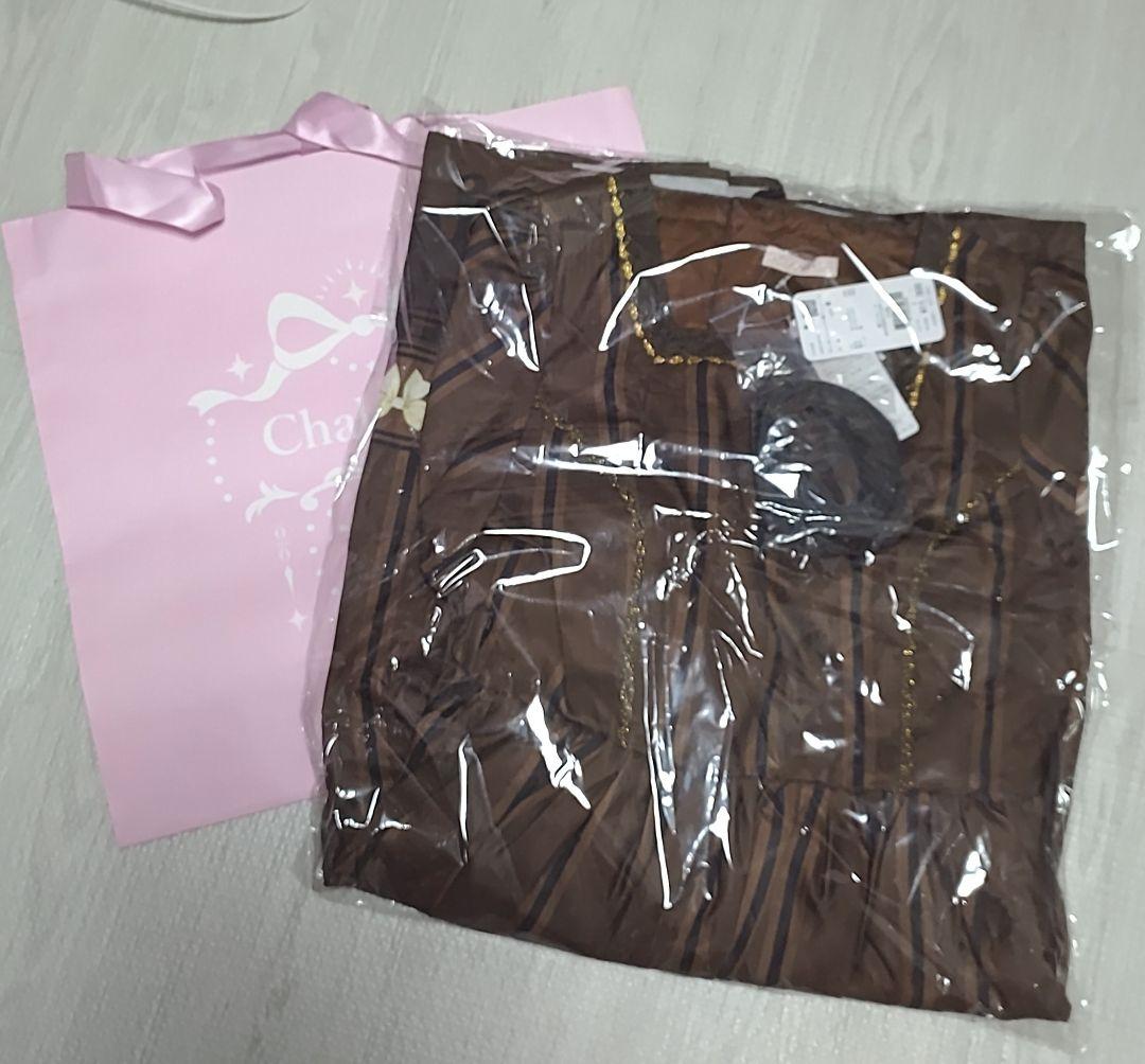 シャルミエール♡新品未開封 チョコレートワンピース ブラウン