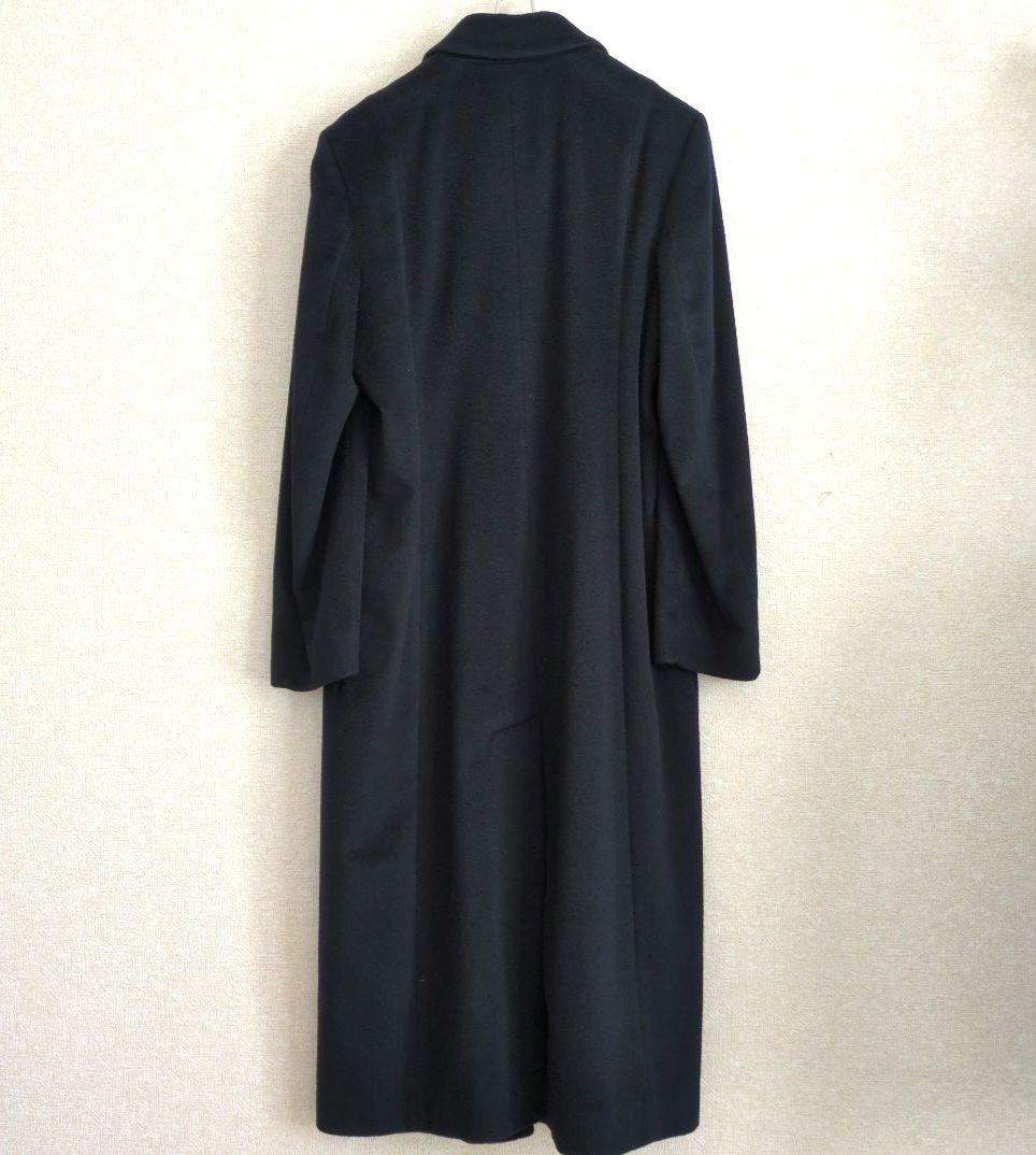STRENESSE ストラネス カシミヤ100％ ロングコート ネイビー 美品