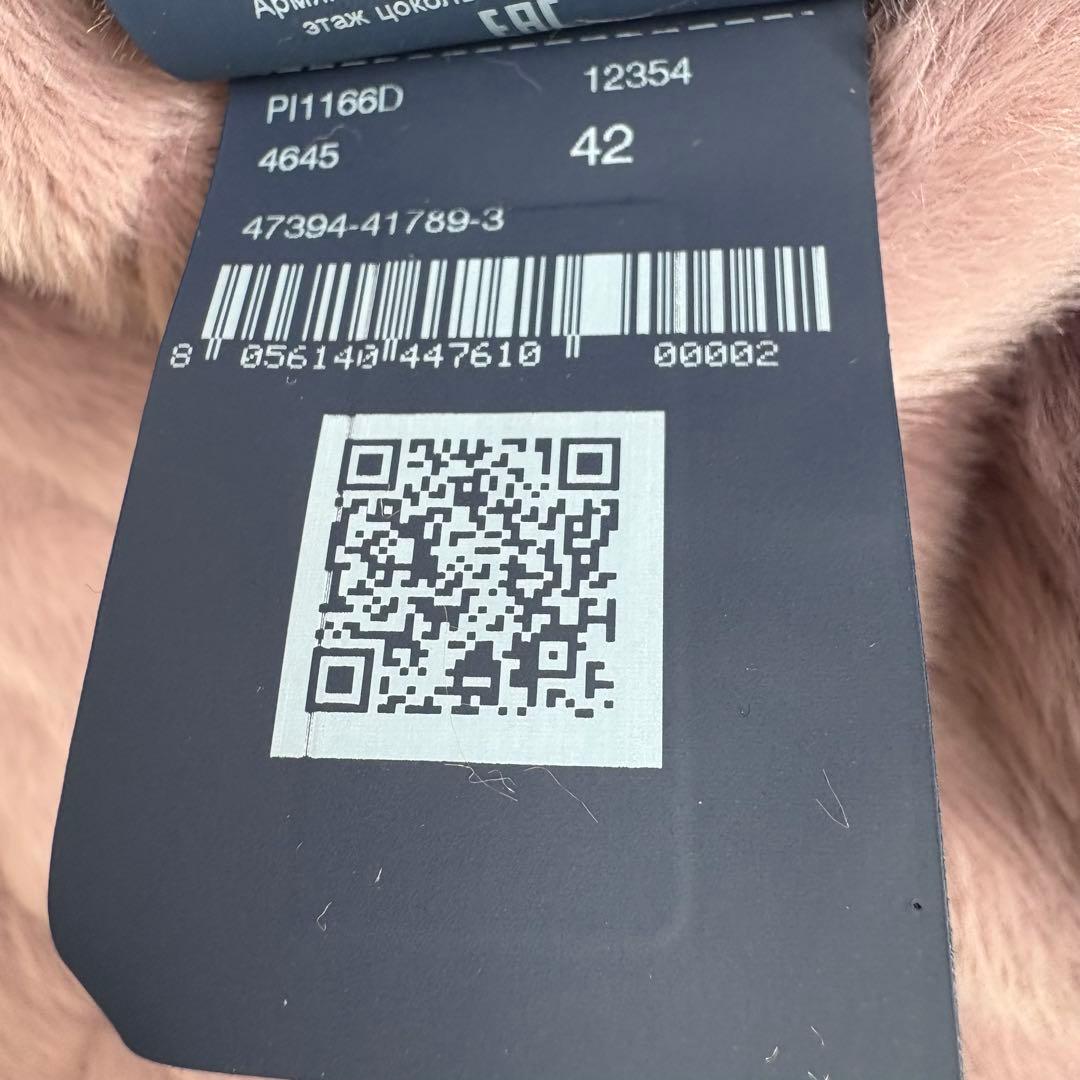 極美品 ヘルノ HERNO エコファー ダウンコート ダウンジャケット 42